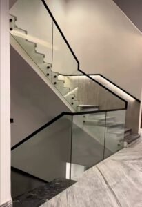 زجاج سكريت الرياض درابزين زجاج